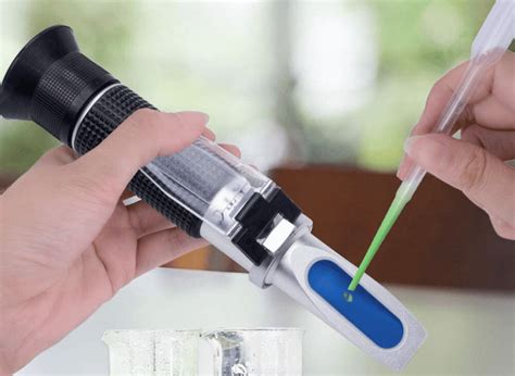 how to use a refractometer to measure antifreeze|how to measure antifreeze concentration.